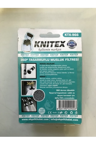 Tasarruflu Musluk Ucu Filitresi Ktx-966