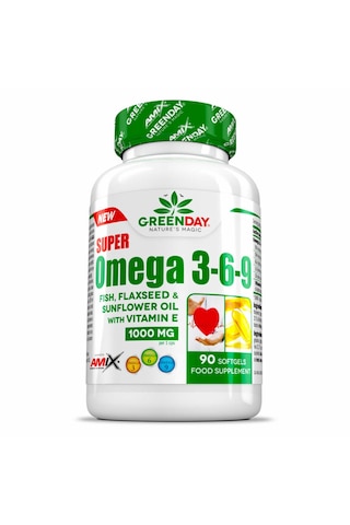 Amix Greenday Super Omega 3 / 3-6-9 / 90 Soft