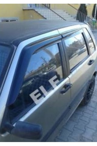 Fiat Uno Mugen Oto Cam Rüzgarlığı -Yağmurluk 1.