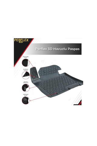 3d Paspas Siyah Hyundaı I30 2012+