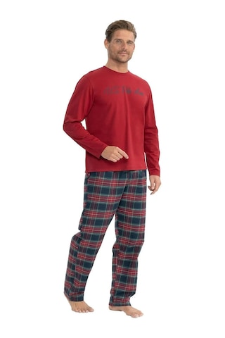 U.S. Polo Assn. U.s Polo Assn. 18851 Erkek Uzun Kollu Yuvarlak Yaka Pijama Takımı-bordo Bordo