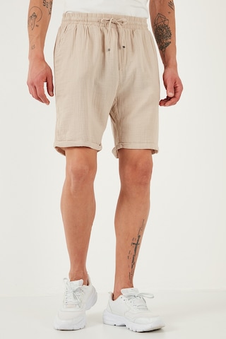 Buratti % 100 Pamuk Regular Fit Normal Bel Müslin Erkek Short Cf25S657802 Bej