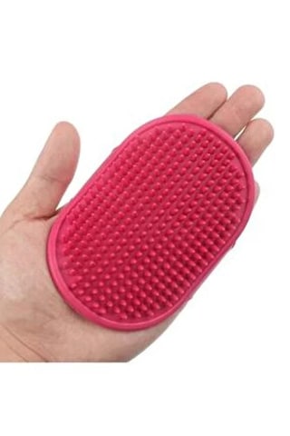 Muhtelif Kedi & Köpek Tüy Toplama Yıkama Ve Ayarlanabilir Köşe Kaşınma Silikon Fırçası 12,5 X 9 Cm