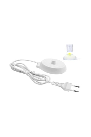 Fosenze Avrupa Standartlı Beyaz Abs Elektrikli Diş Fırçası Şarj Cihazı 10 6 6cm, 62g