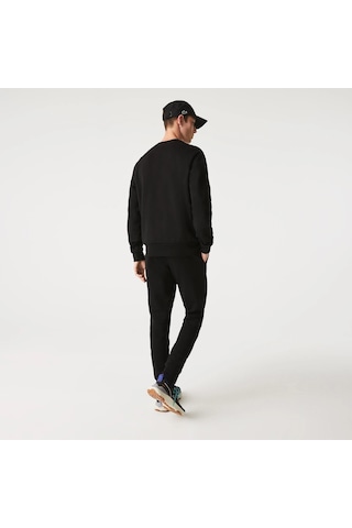 Lacoste Erkek Sweatshırt Sh9608-00-031 Siyah
