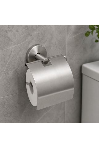 Gelincik Kapaklı Kağıtlık Parlak - Defne Banyo 650 20 Krom