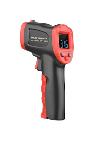Springsun Renkli Ekranlı Kızılötesi Termometre Ir Lazer Termometre Elde Taşınabilir Temassız Dijital Sıcaklık Test -50 600 /-58 1112
