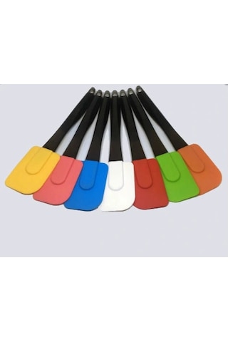 Renkli Silikon Spatula Açık Bej