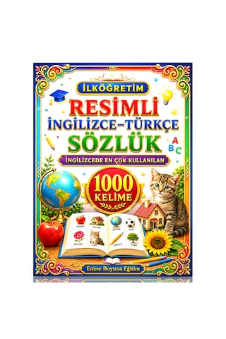 İlköğretim Resimli İngilizce Türkçe Sözlük 1000 Kelime
