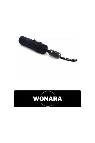 Wonara Otomatikşemsiye Erkek Full Otomatik Şemsiye 8 Telli Katlanır Siyah Kılıflı Bilek Askılı Butonlu Sağ Çok Renkli