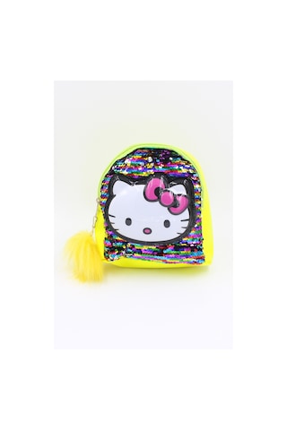 Chantaky Chantaky 039 3005 Hello Kitty Kedicikli Payetli Işıklı Sarı Sırt Çantası Sarı