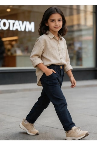 Kaizer Jeans Lacivert Çocuk Pantolonu