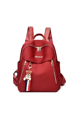 Kadın Moda Günlük Oxford Kumaş Sırt Çantası Kırmızı