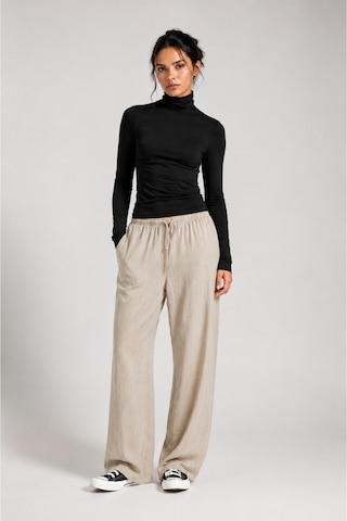 Mixxtrend Kadın Ultra Soft Tencel Bağcıklı Pantolon Bej