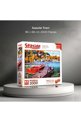 Ks Games 2000 Parça Balıklı Göl Puzzle