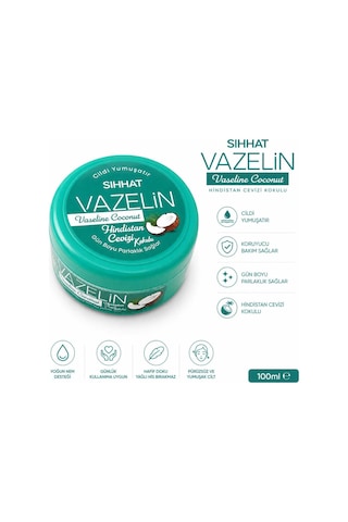 Sıhhat Hindistan Cevizli Vazelin 100 Ml Sıhhat Hindistan Cevizli Vazelin 100 Ml