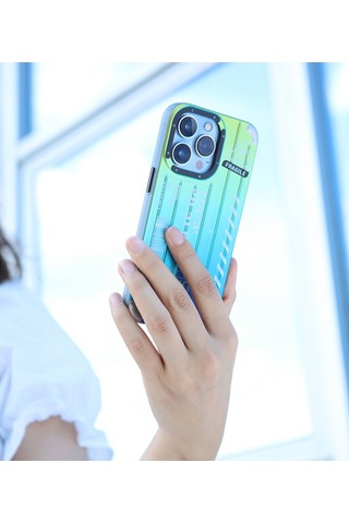 Rock Apple Uyumlu iPhone 14 Pro Max Dream Color Serisi Clear Summer Sky