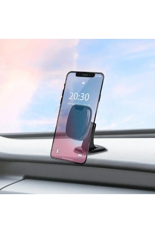 Adaman Premium Serisi F019 Araç Içi 360 Derece Dönen Manyetik Telefon Tutucu Siyah