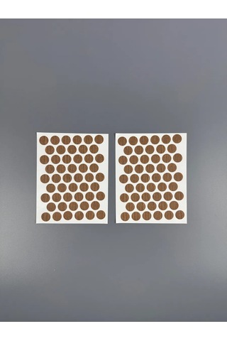 Mebel'naa Furnitura Mystery Mobilya İçin Kendinden Yapışkanlı Tıpa D-14 Mm 50 Adet 364811050 Kahverengi