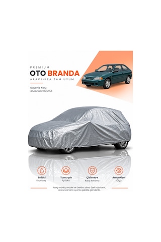Hyundai Excel 1994-2000 Hatchback Uyumlu Araba Brandası Oto Branda Araba Örtüsü Araç Çadırı