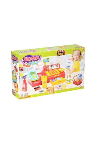 Shop-joy Süper Market Yazar Kasası 43 Parça Eğitici Yazar Kasa Oy