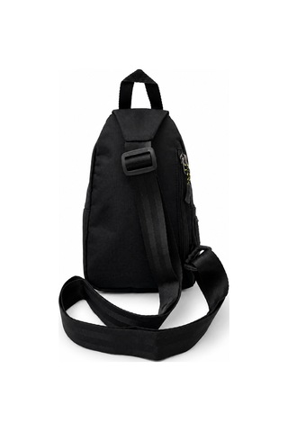 Sanmorris Unisex Küçük Boy Çok Gözlü Çapraz Askılı Body Bag Siyah-sarı