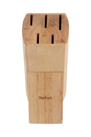 Tefal Fresh Kitchen Ahşap Bloklu 5 Parça Bıçak Seti Çok Renkli