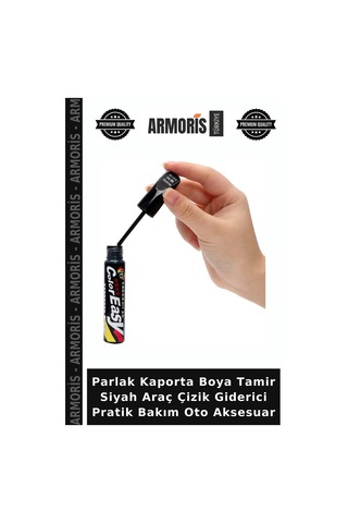 Parlak Kaporta Boya Tamir Siyah Araç Çizik Giderici Pratik Bakım Oto Aksesuar