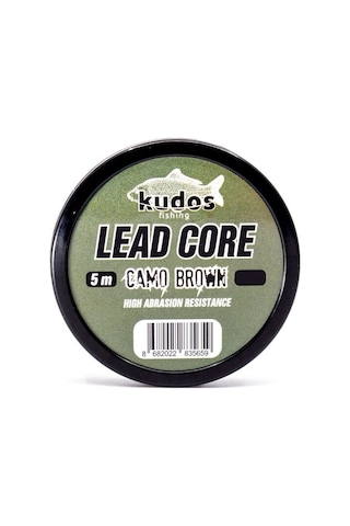 Kudos Lead Core Camo Brown 5m 45lb