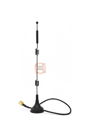 2.4g/5.8g 12dbi Wifi Anten Sma Erkek Manyetik 26cm Kablolu