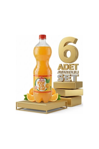 Afia Keyfim Portakallı Gazoz 6x1 Lt