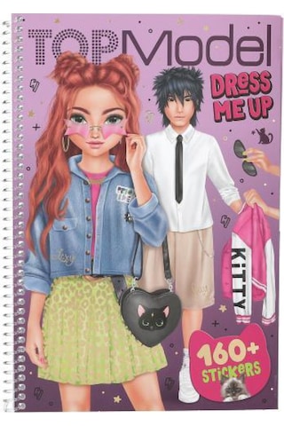 Top Model Dress Me Up Büyük Çıkartma Kitabı - Rebel Kıtty