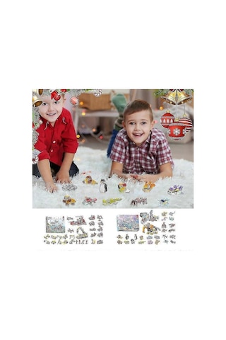 2023 Noel Geri Sayım Takvimi - Çocukların Advent Geleneği İçin 24 Deniz Hayvanı Oyuncağı