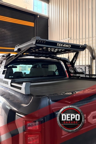 Ford Ranger Tam Uyumlu Lazer Kesim Sepetli Rollbar