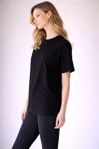 Normal People Alva - Basic Oversize T-shirt / 100%cotton Siyah