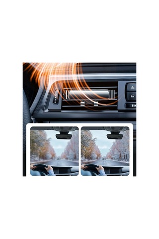 Youtek 12v Otomobil Isıtıcı Soğutucu 2-in-1: Hızlı Buğusu Temizleyici, Açık Rengi, Çift Fonksiyonlu Sıcaklık Ayarlı Fan