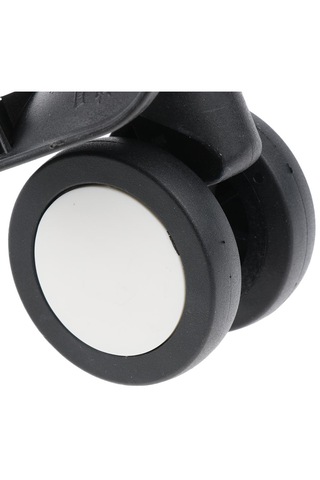 Homyl 1 Çift Bagaj Bavul Dilsiz Döner Tekerlekler Değiştirme Siyah