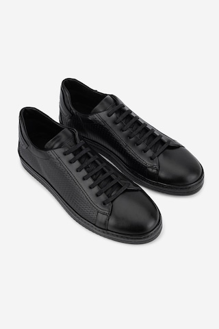 Valmenti Erkek Hakiki Deri Siyah Sneakers & Spor Ayakkabı 537 Val-3440 Erk Ayk Y25 Sıyah Dr