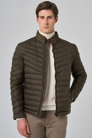 Morven Erkek Haki Polyester Kısa Kapitone Mont 26ks024002710 Haki