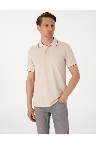 Pierre Cardin Erkek Bej Tişört 50310203-vr011 Bej