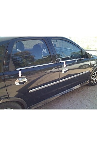 Opel Meriva Krom Kapı Kolu+çerçeve 4 Kapı 2002-2010 P. Çelik