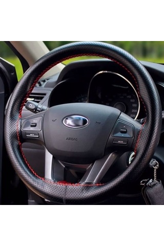 Eraks Car Accesorıes Direksiyon Kılıfı Dikmeli (Kırmızı) (528361509)