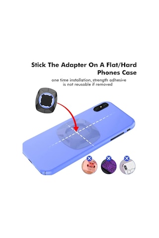 Xuweiwei Motosiklet Bisiklet Telefon Tutucu Kırmızı Yuvarlak Şok Emici 360 Döner Direksiyon Kelepçesi Titreşim Yalıtıcı