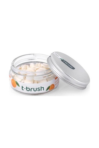 T-Brush Portakal Aromalı Florürsüz Diş Macunu 90 Tablet
