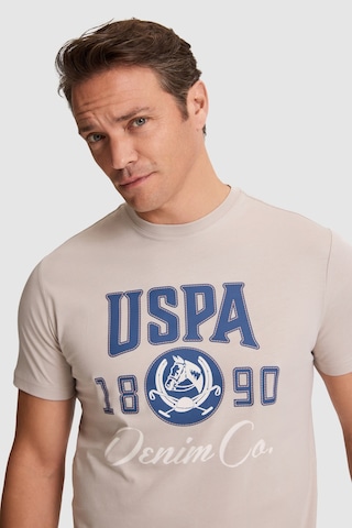 U.s. Polo Assn. Erkek Taş Tişört 50327174-vr049 Taş Rengi