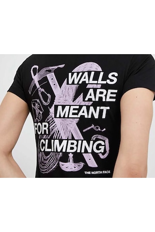 The North Face W Outdoor Graphic Tee Kadın Günlük Tişört Nf0a827mjk31 Siyah SIYAH