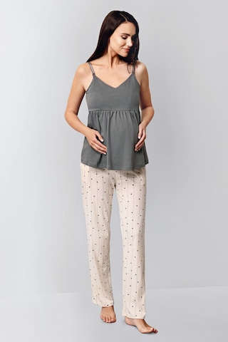 Arnetta Kadın 3'lü Pijama Takımı 5274-48484 Gri