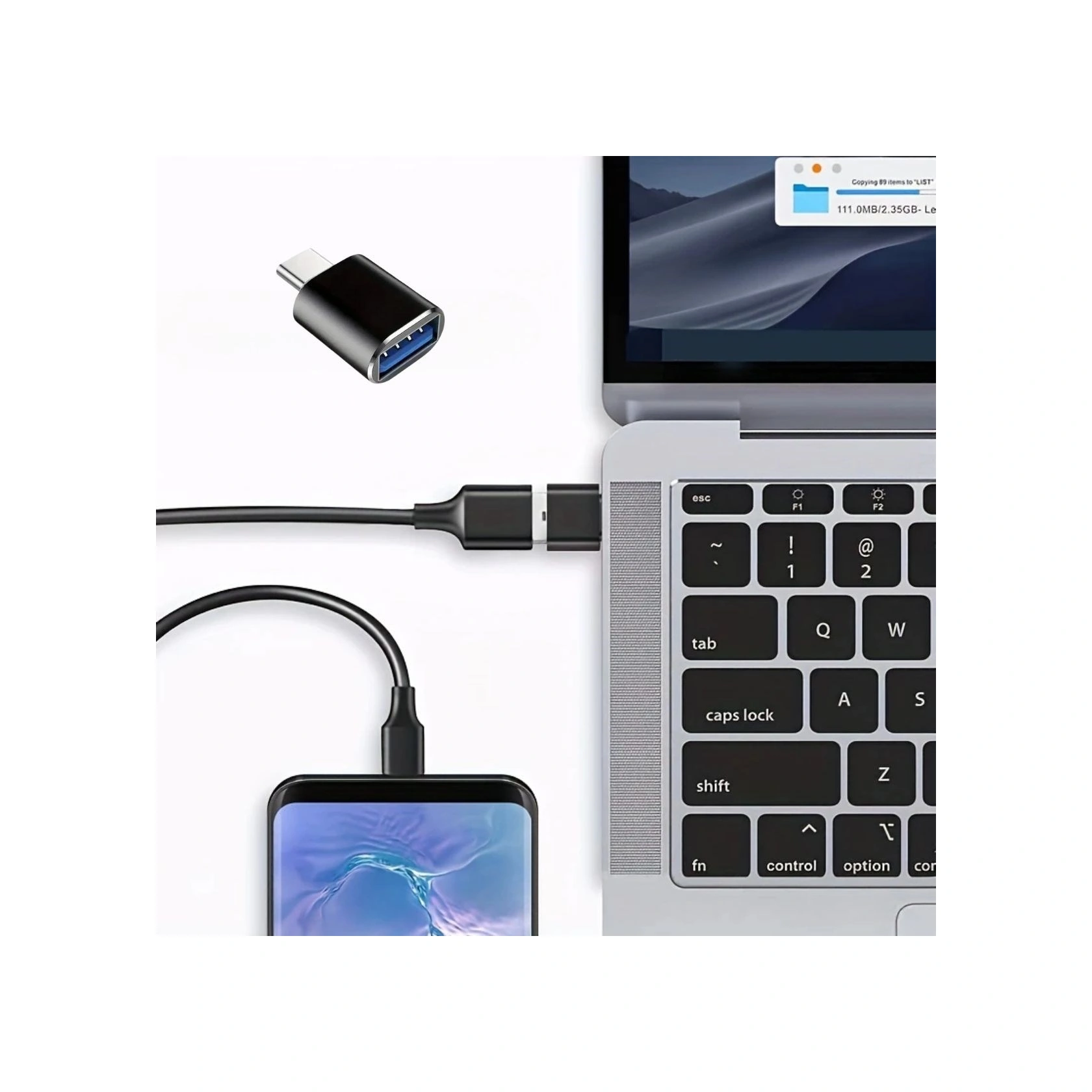 Ams Net 1 Adet Usb To C Adaptor Dişi Çevirici Dönüştürücü Adaptör