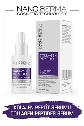 Nanoderma Kolajen Peptit Serumu Elastikiyet Artırıcı Kırışıklık Y