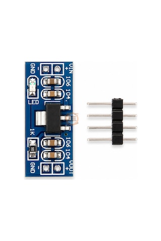 Ams1117 Regülatör 3.3v 800ma Lineer Güç Modülü Breadboard Uyumlu